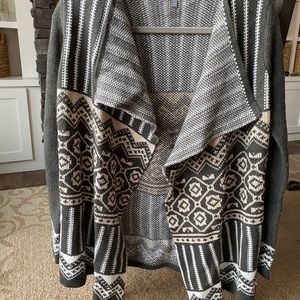 Aztec design cardigan